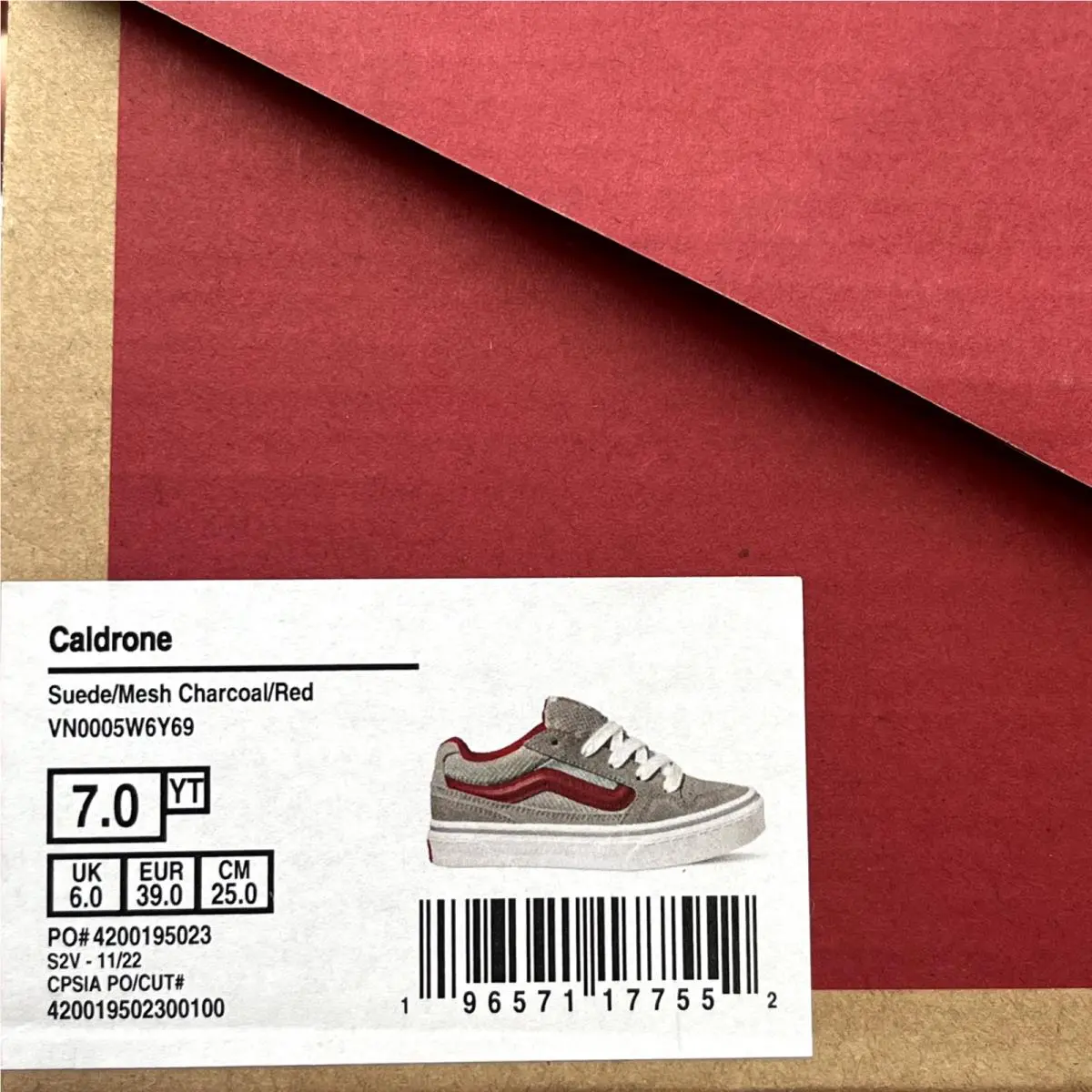 Vans shoes - VANS Caldrone - Caldrone - Gray (UPC: 196571177552) 10