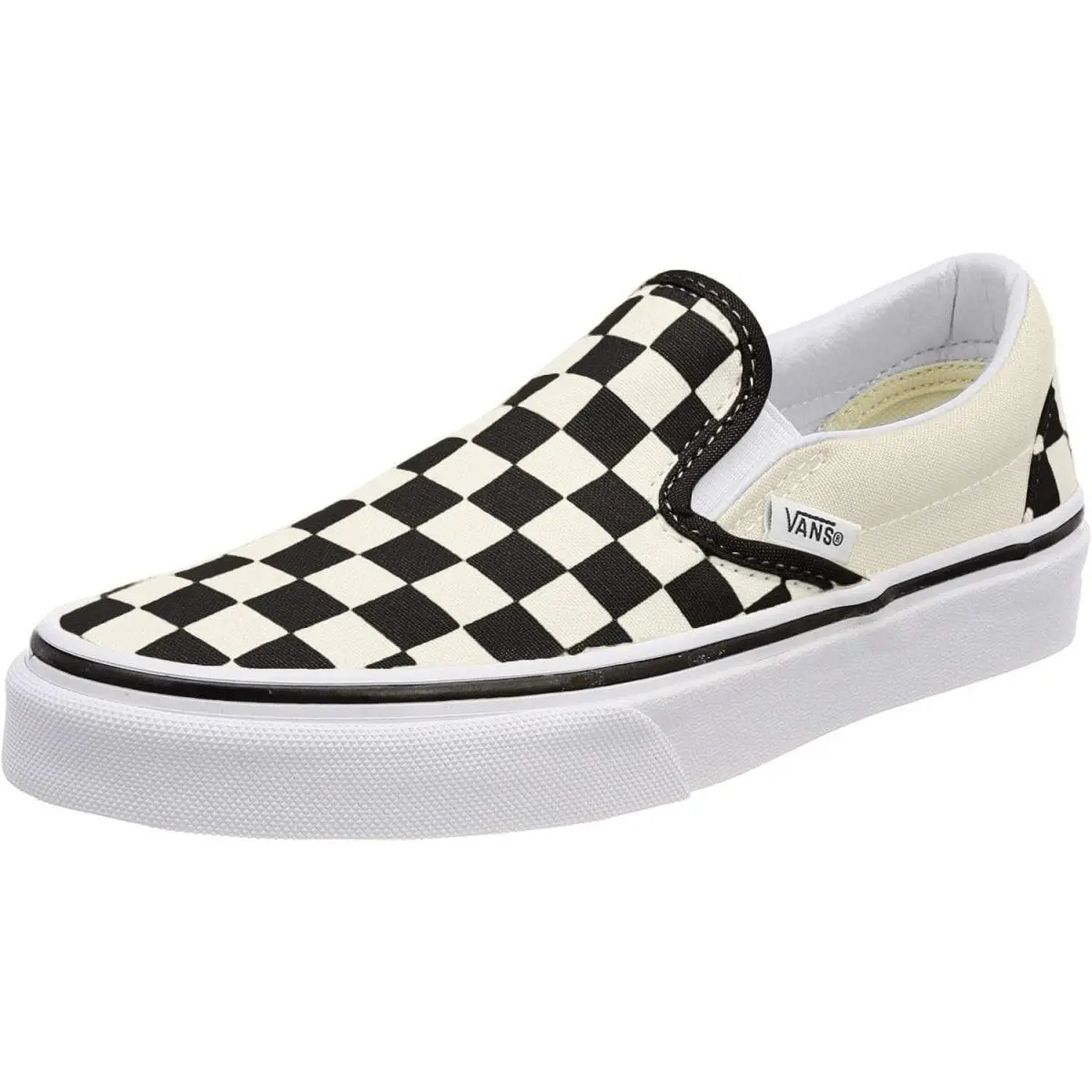 Vans Slip-on Sneakers - Checkerboard Black/off White Size 3.5 Men’s / 5 Women’s