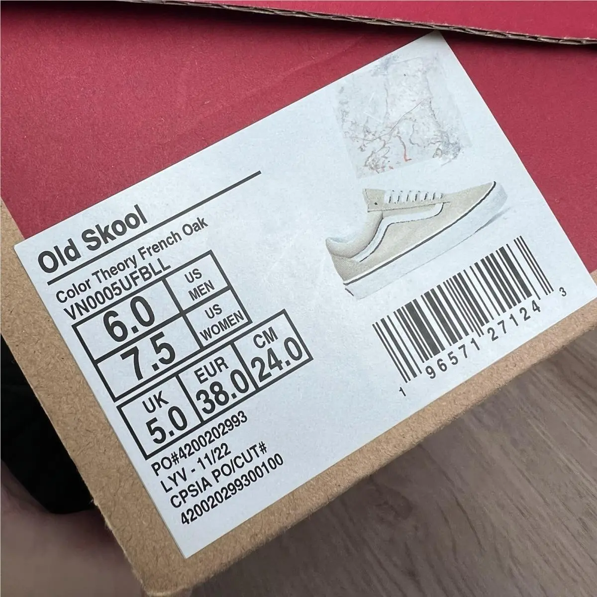 Vans shoes - VANS Old Skool - Old Skool - French Oak/White 3