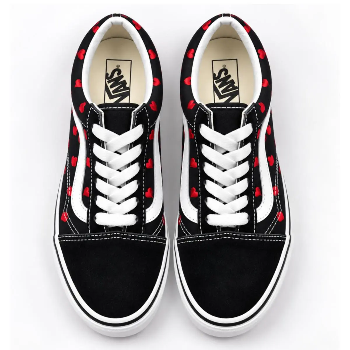 Vans shoes - VANS Old Skool - Old Skool - VN0A5JM1YW3 - Black/Red/White 1