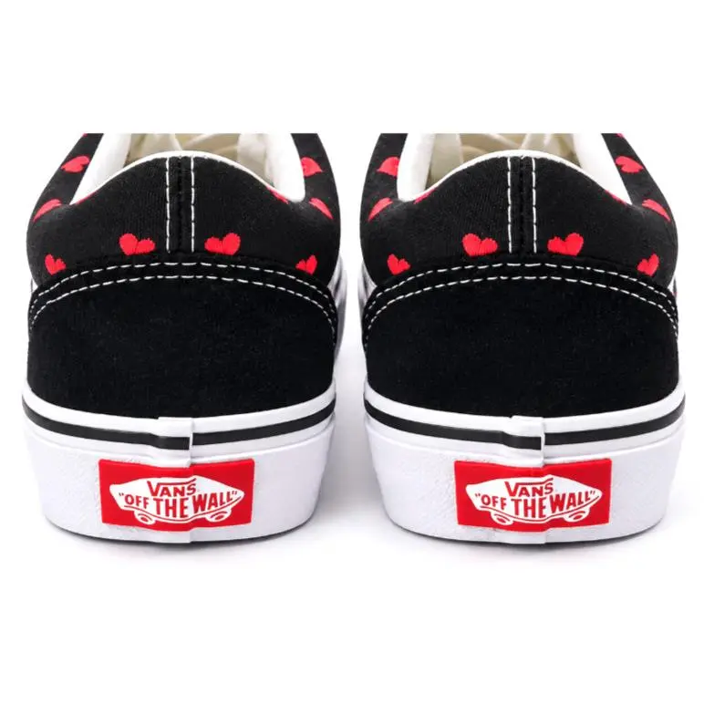 Vans shoes - VANS Old Skool - Old Skool - VN0A5JM1YW3 - Black/Red/White 3