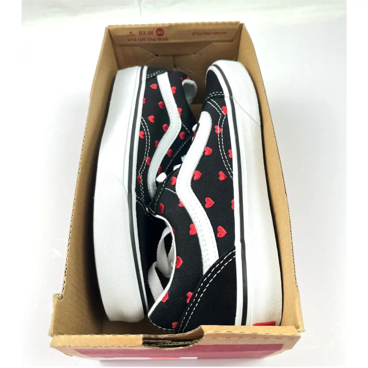 Vans shoes - VANS Old Skool - Old Skool - VN0A5JM1YW3 - Black/Red/White 6