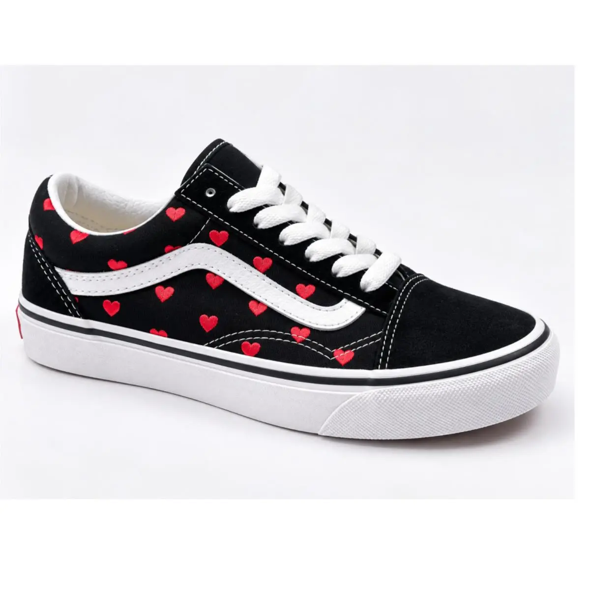 Vans shoes - VANS Old Skool - Old Skool - VN0A5JM1YW3 - Black/Red/White 2
