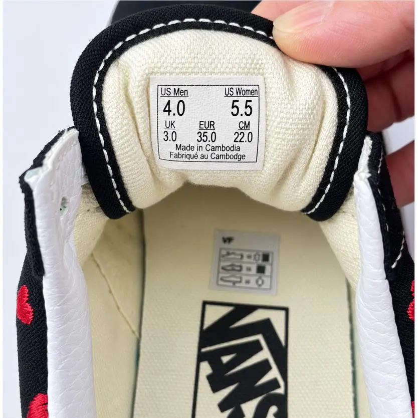 Vans shoes - VANS Old Skool - Old Skool - VN0A5JM1YW3 - Black/Red/White 5