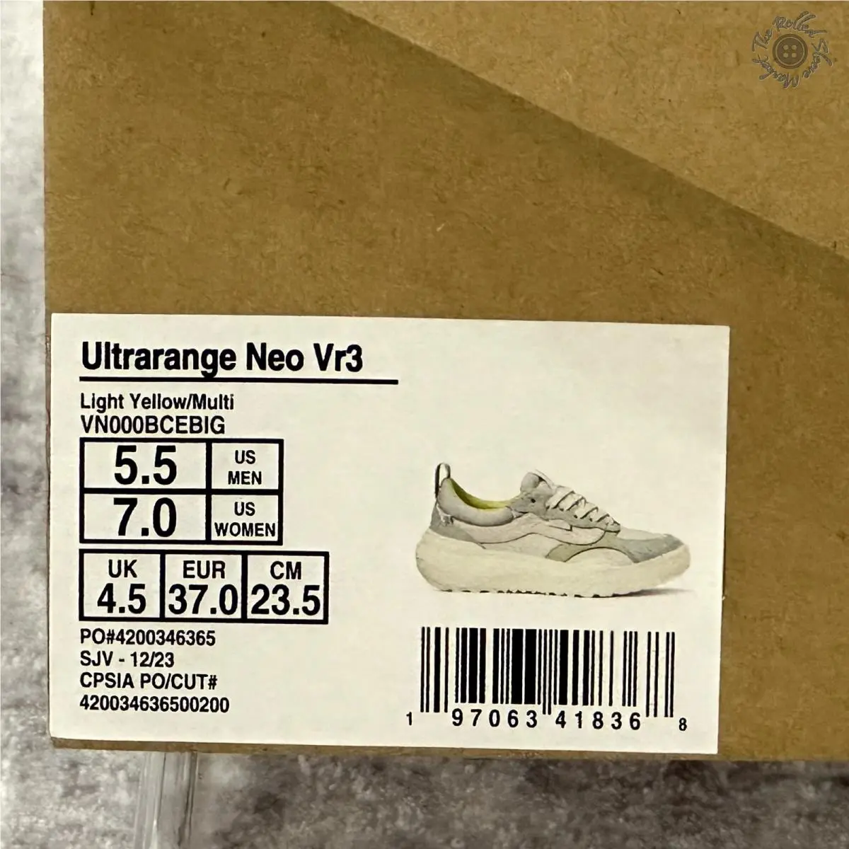 Vans shoes - VN000BCEBIG - VN000BCEBIG - Yellow (UPC: 197063418368) 12