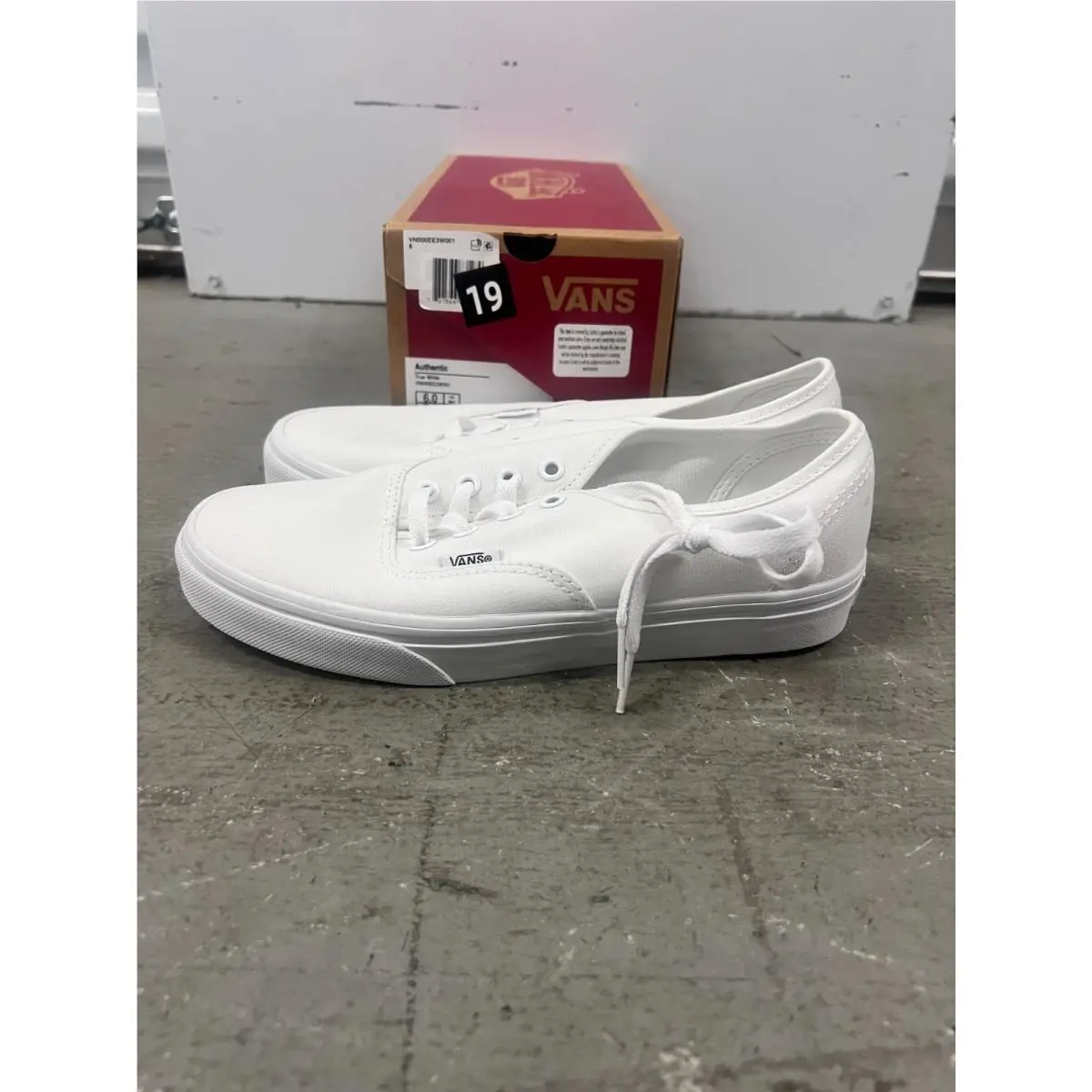 Vans shoes - Vans Authentic VN000EE3W001 - Authentic - VN000EE3W001 - White 1
