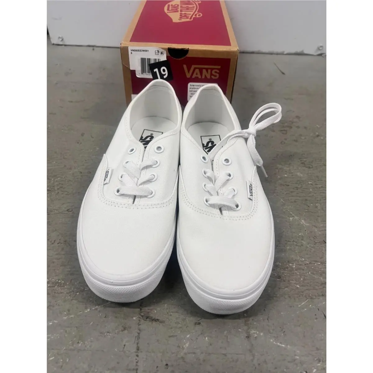 Vans shoes - Vans Authentic VN000EE3W001 - Authentic - VN000EE3W001 - White 4