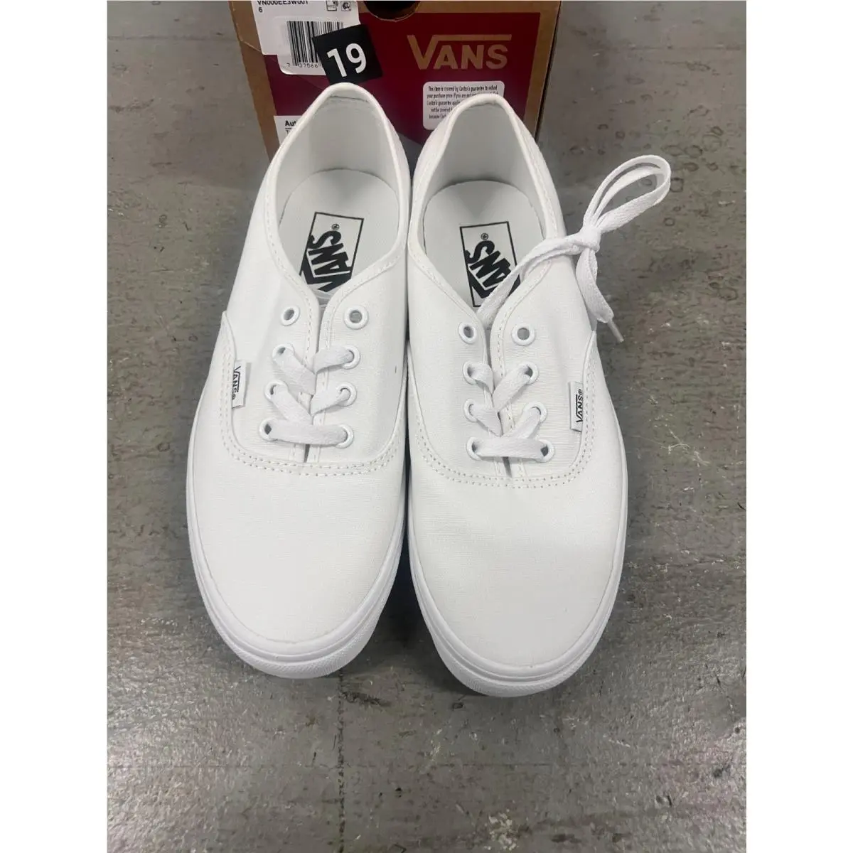 Vans shoes - Vans Authentic VN000EE3W001 - Authentic - VN000EE3W001 - White 5