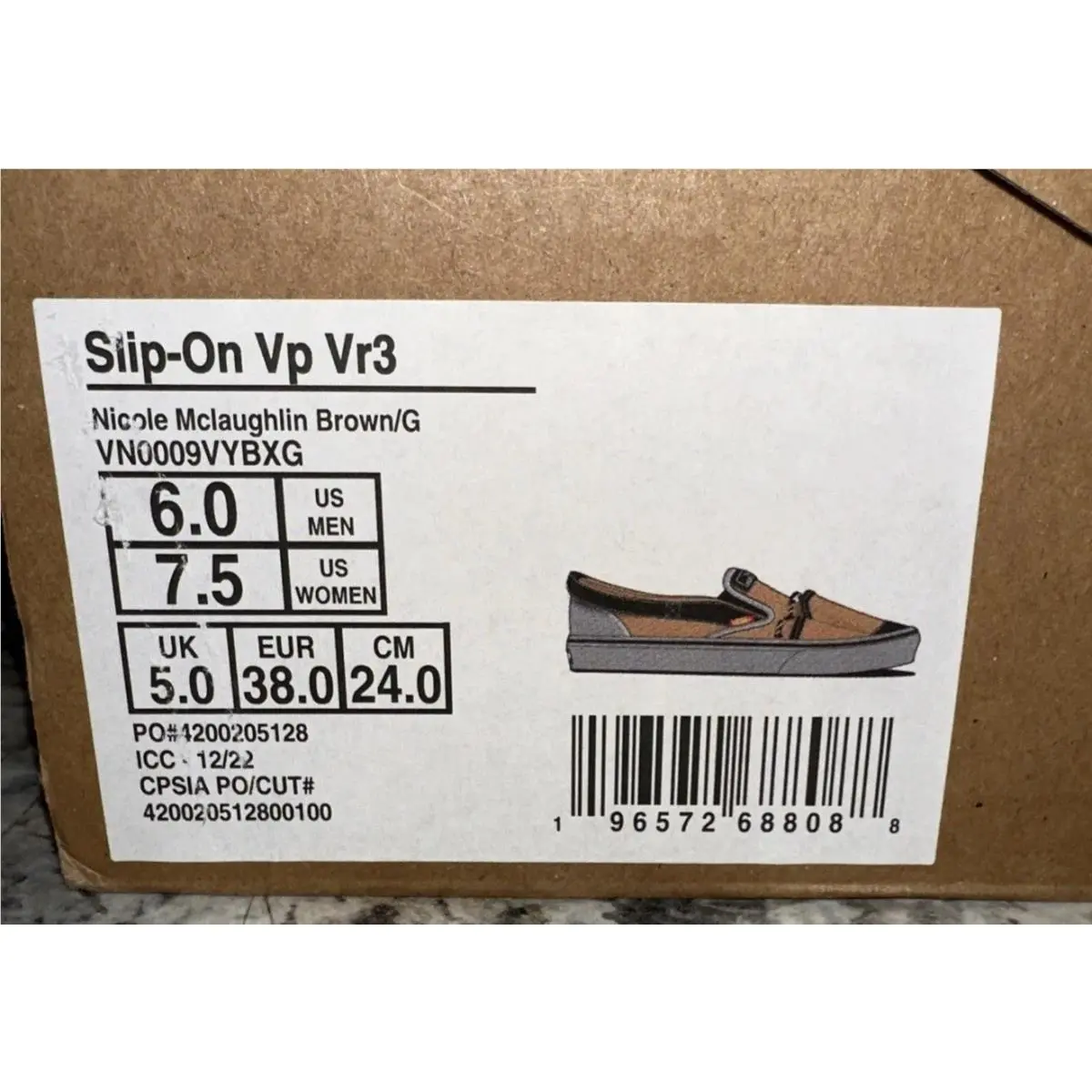 Vans shoes - Vans Slip-on Vp Vr3 - VN0009VYBXG - Brown 8