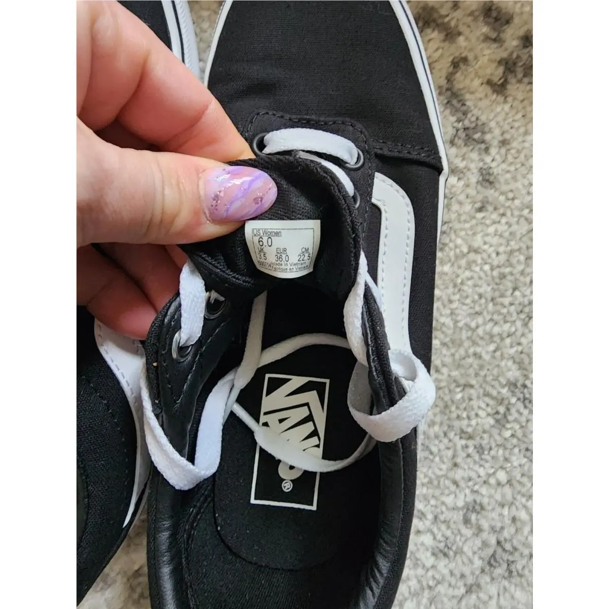 Vans shoes - VANS Ward - Ward - VN0A3IUN187 - Black (UPC: 191478073877) 6