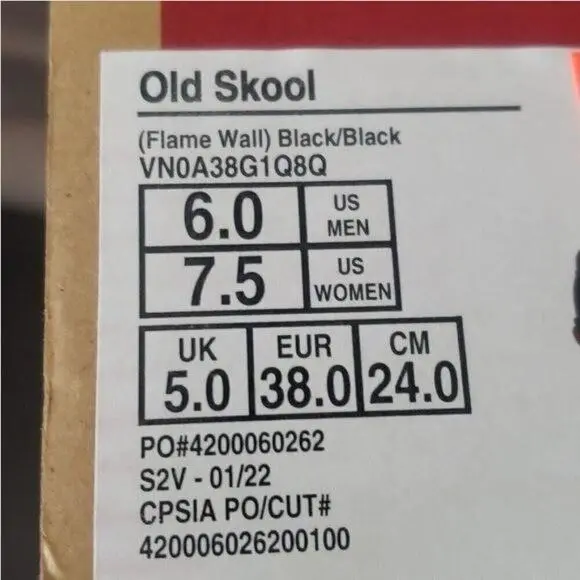 Vans shoes - VANS Old Skool - Old Skool - Black 8