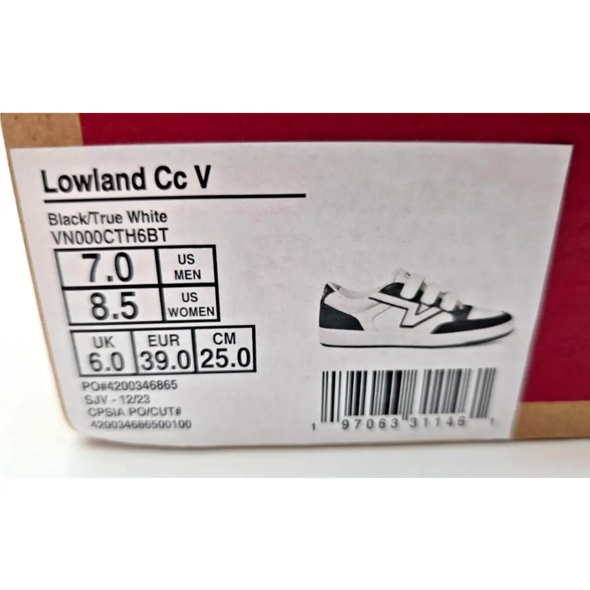 Vans shoes - VANS Lowland CC V - Lowland - VN000CTH6BT - Black and White (UPC: 197063311461) 11