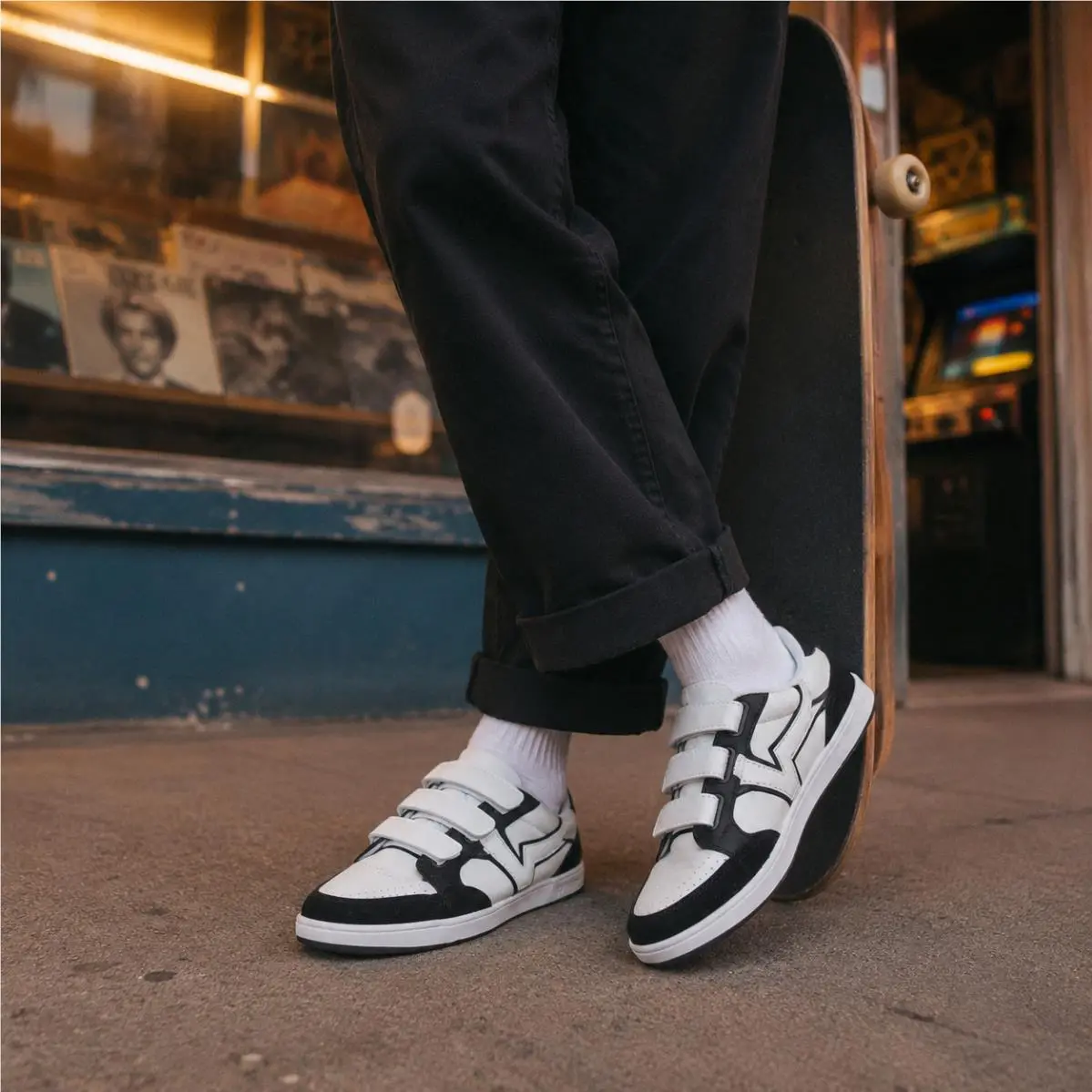 Vans shoes - VANS Lowland CC V - Lowland - VN000CTH6BT - Black and White (UPC: 197063311461) 2