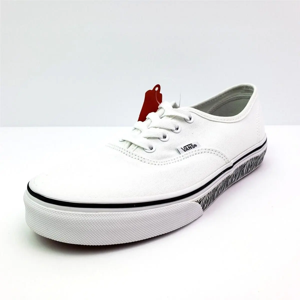 Vans shoes - Vans Authentic Animal Sidewall Zebrawht - White 0