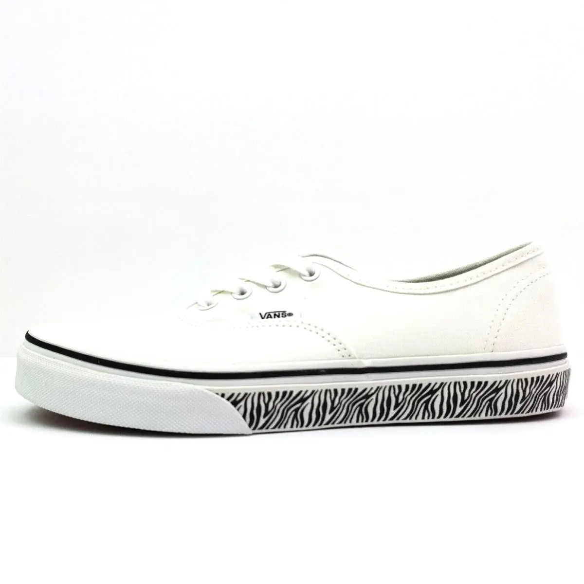 Vans shoes - Vans Authentic Animal Sidewall Zebrawht - White 2