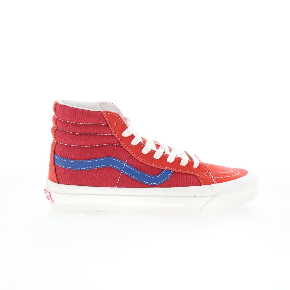 Vans Vault OG Sk8-HI LX Mens Red Skate Inspired Sneakers Shoes 8