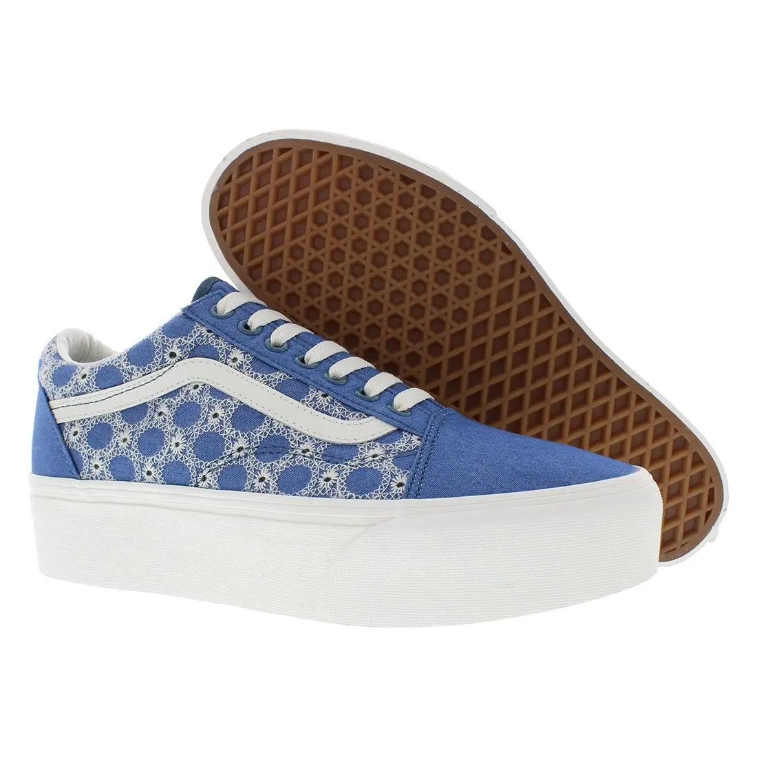 Vans Old Skool Stackform Unisex Shoes Size 8.5 Color: Denim Mix Blue