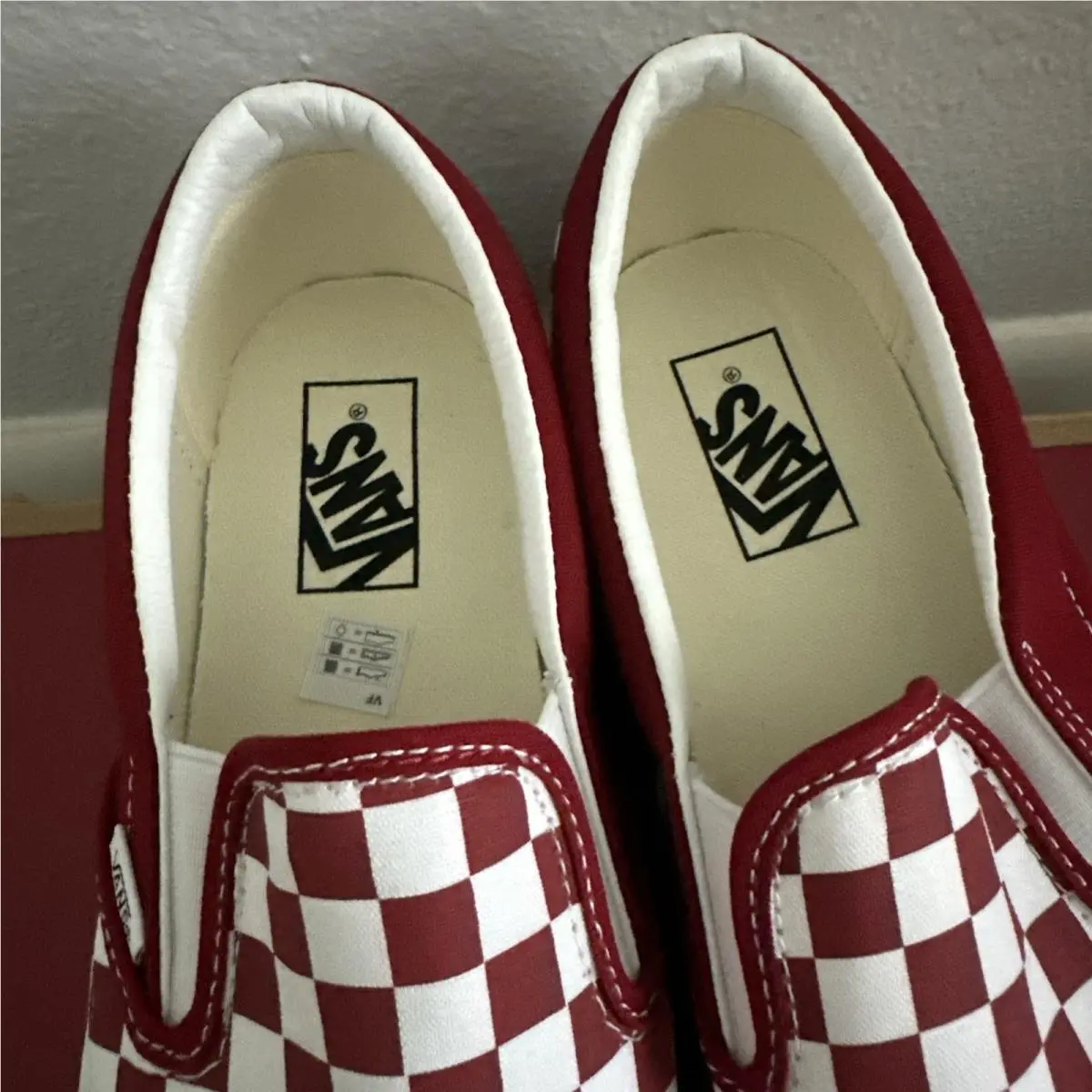 Vans shoes - VANS Classic Slip-On - Classic - Red 1