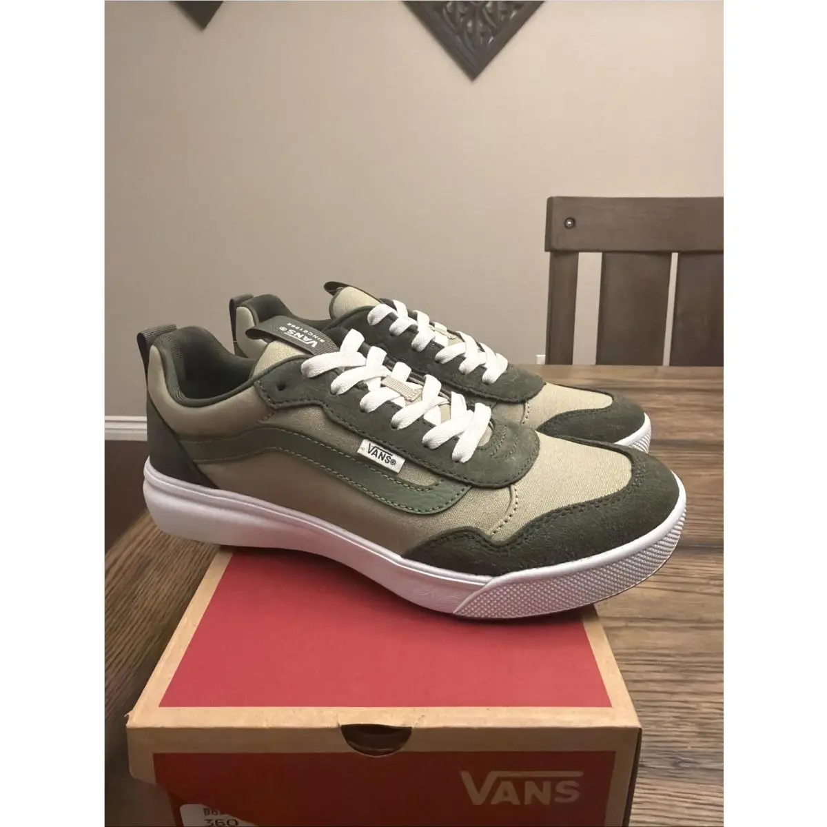 Vans® Range Exp Men`s Casual Sneakers Green Mono Chromatic Sz 11 …Y3