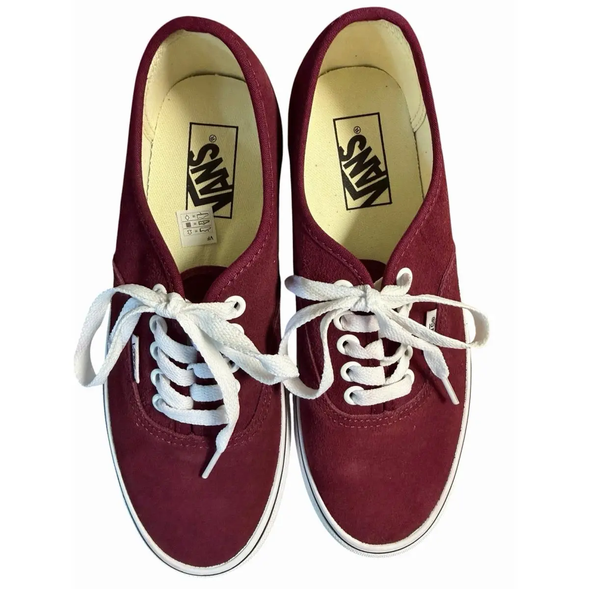 Vans shoes - VANS Authentic - Authentic - VN0A3AV8JQR - Burgundy 1