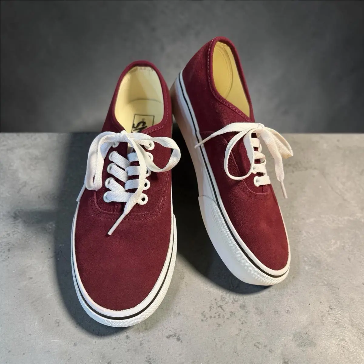 Vans shoes - VANS Authentic - Authentic - VN0A3AV8JQR - Burgundy 0