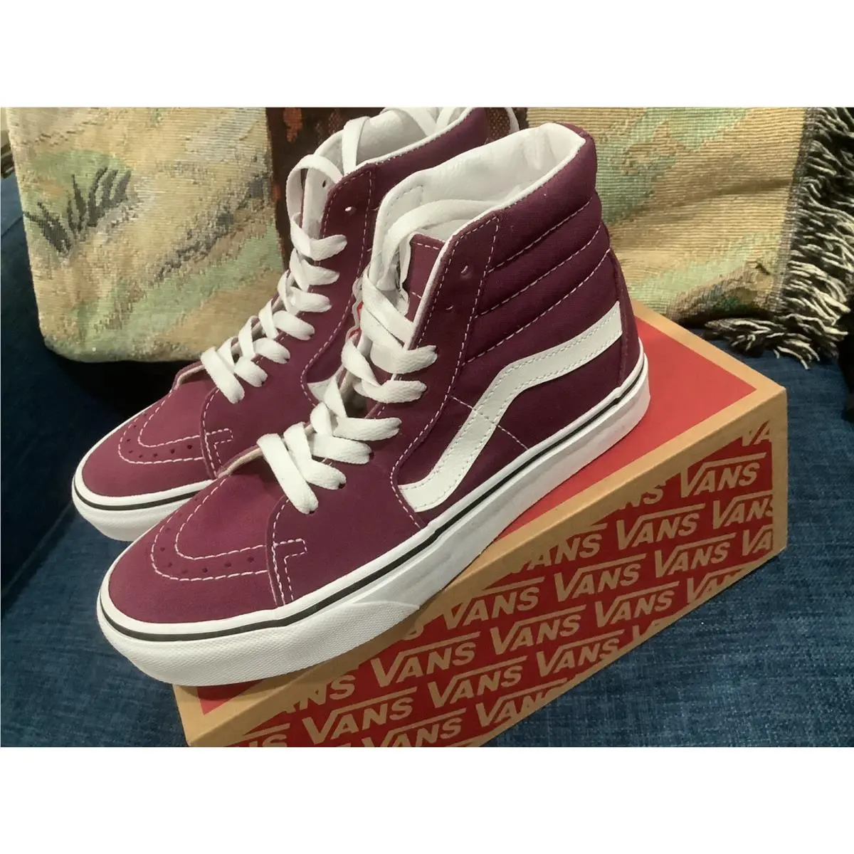 Vans shoes - VANS Sk8-Hi - VN0A5JMJ8BS - GRAPE WINE 1