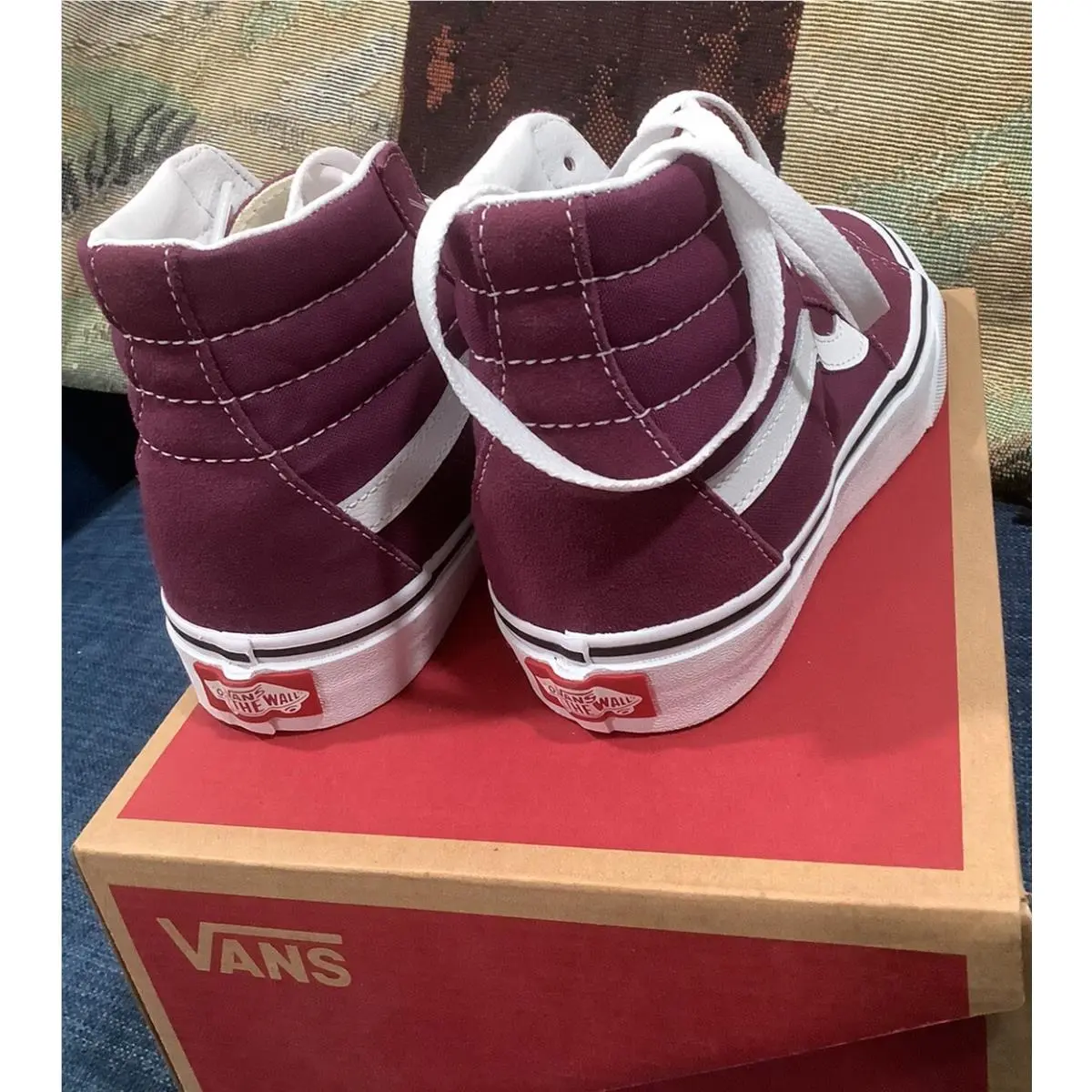 Vans shoes - VANS Sk8-Hi - VN0A5JMJ8BS - GRAPE WINE 2