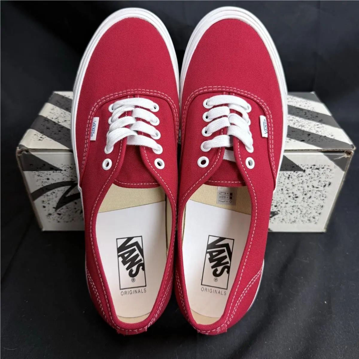 Vans shoes - VANS Authentic - Authentic - VN0A4BV905D - Red 2