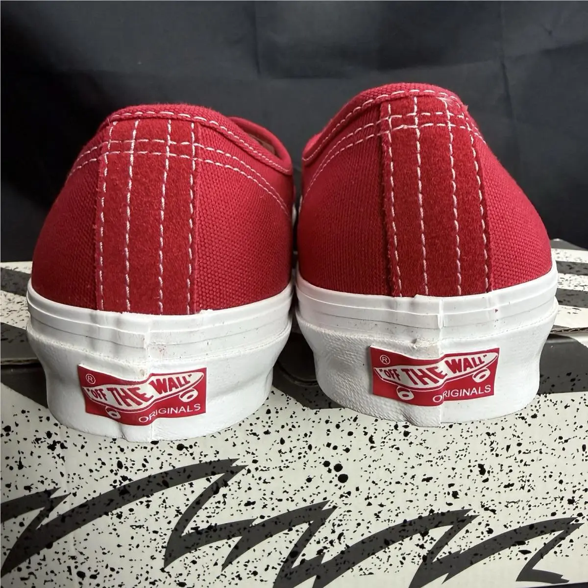 Vans shoes - VANS Authentic - Authentic - VN0A4BV905D - Red 3