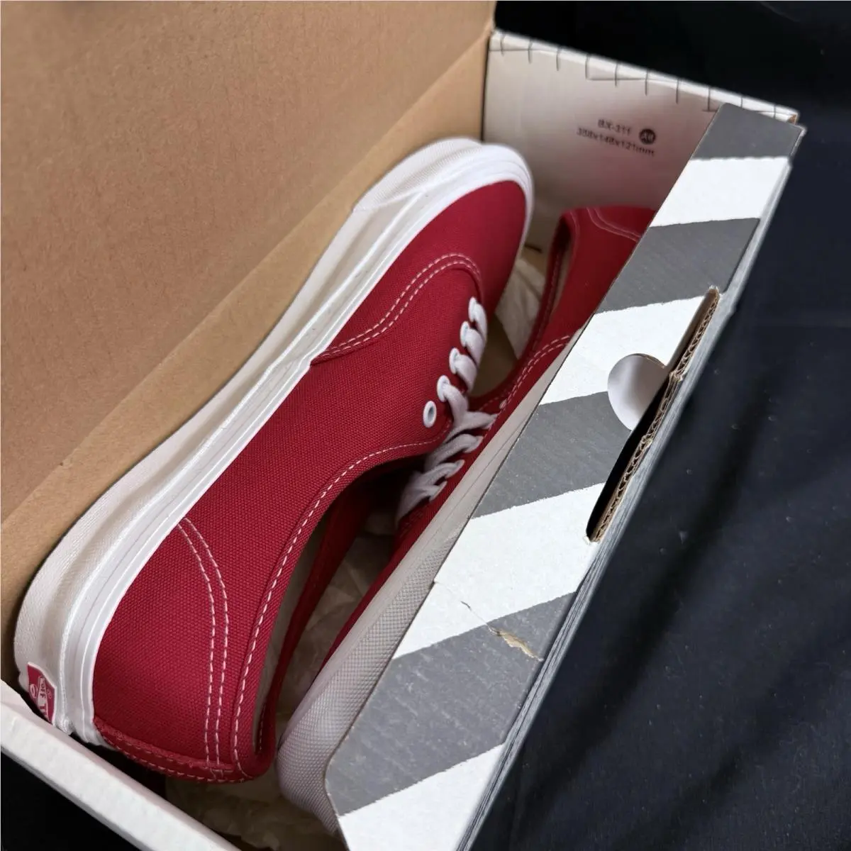 Vans shoes - VANS Authentic - Authentic - VN0A4BV905D - Red 6