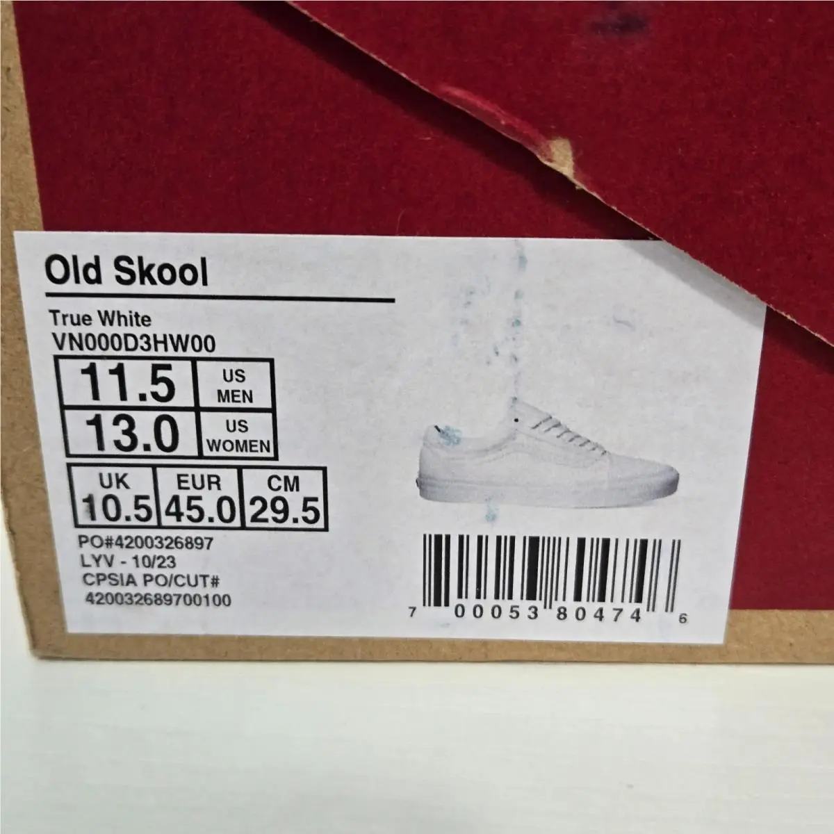 Vans shoes - VANS Off The Wall - Off The Wall - White 9