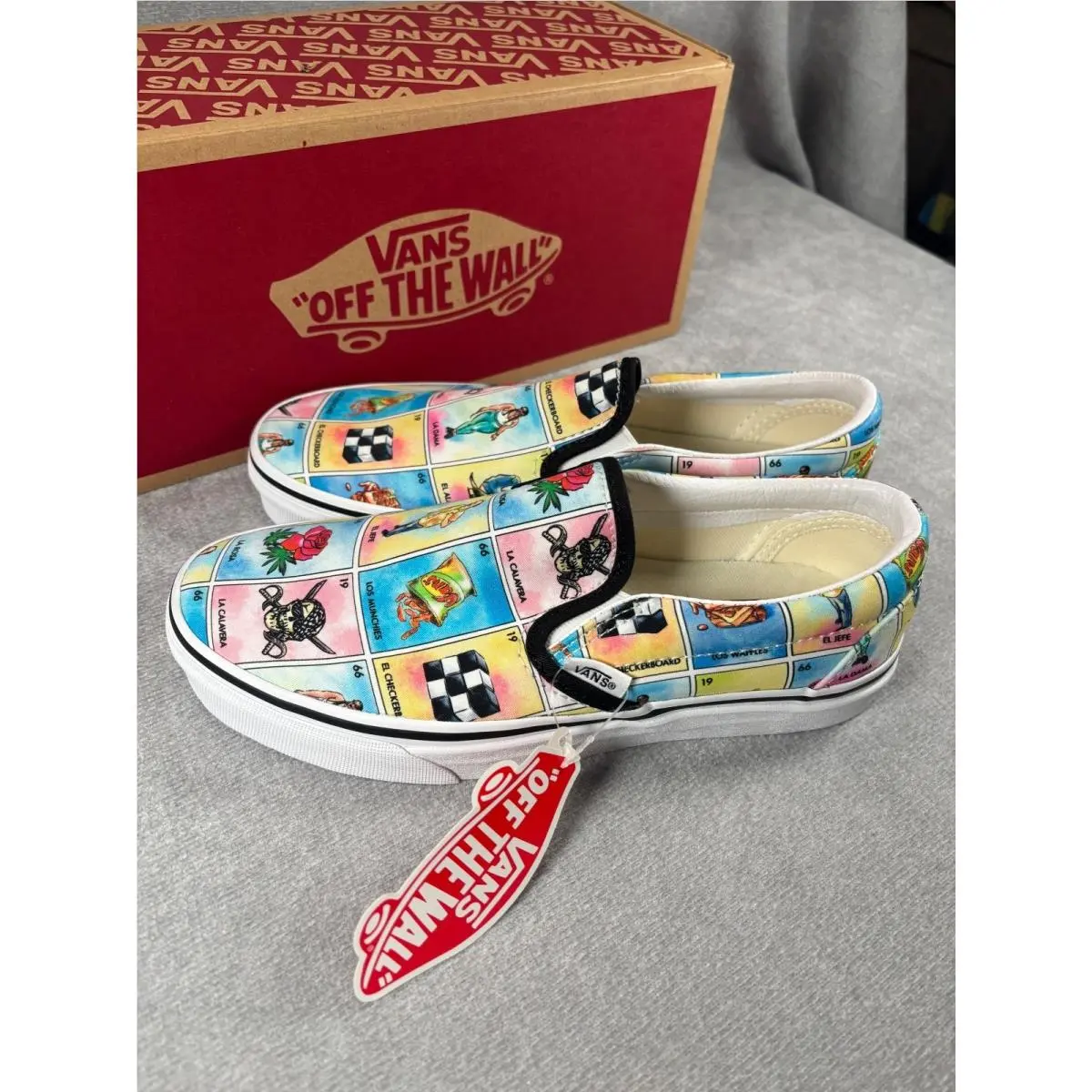 Vans Classic Slip-on Los Vans Loteria Unisex Women’s 7 Men’s 5.5