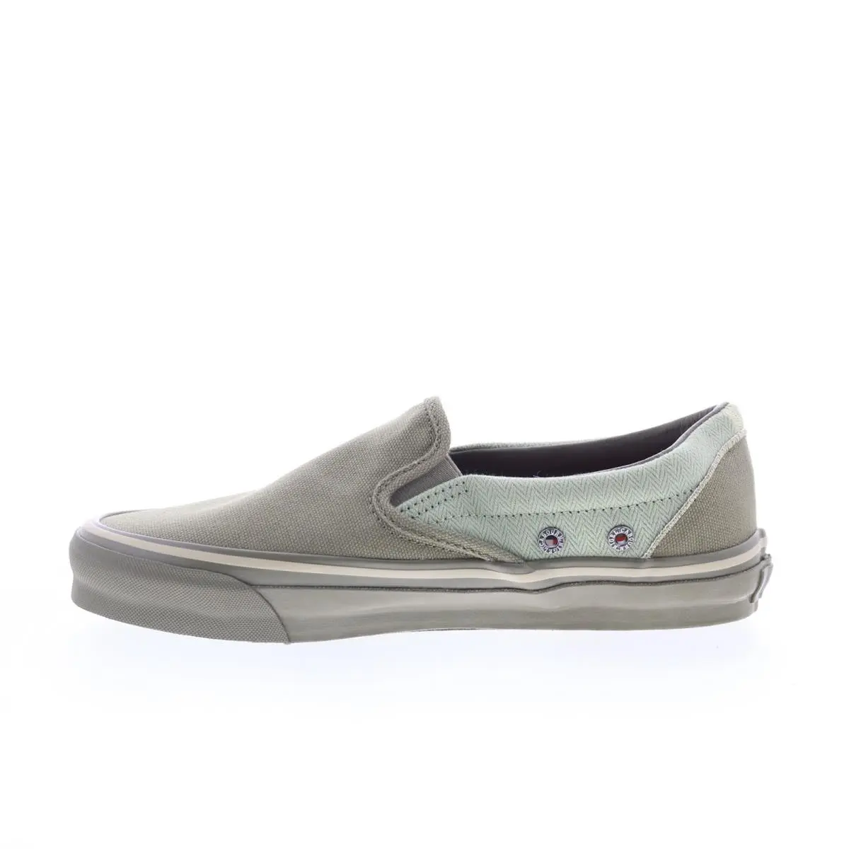 Vans shoes - Vans OG Classic Slip On LX Nigel - VN0A45JK9TA - Green (UPC: 195439388031) 3