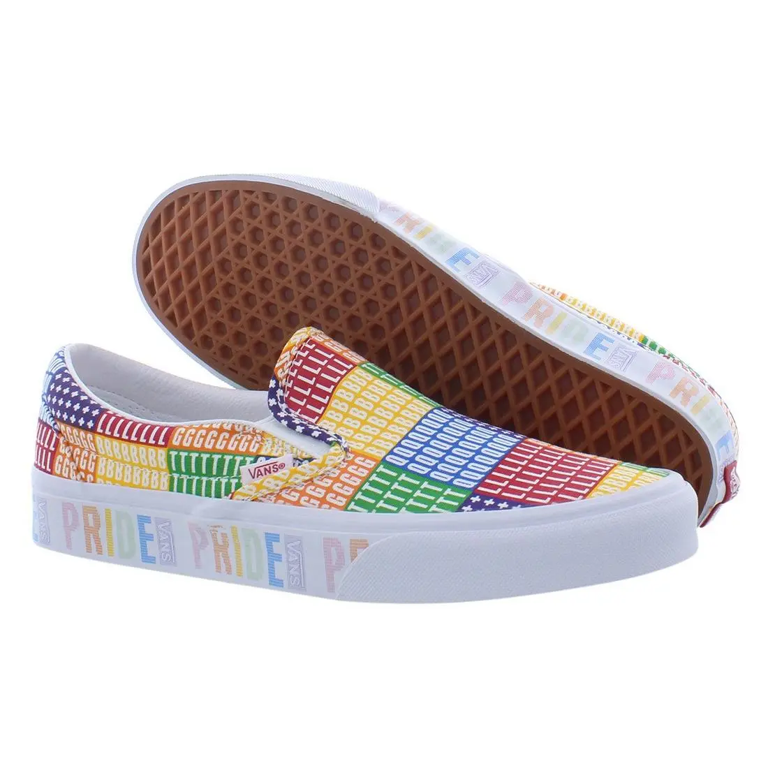 Vans Classic Slip On Unisex Shoes Size 6 Color: Pride