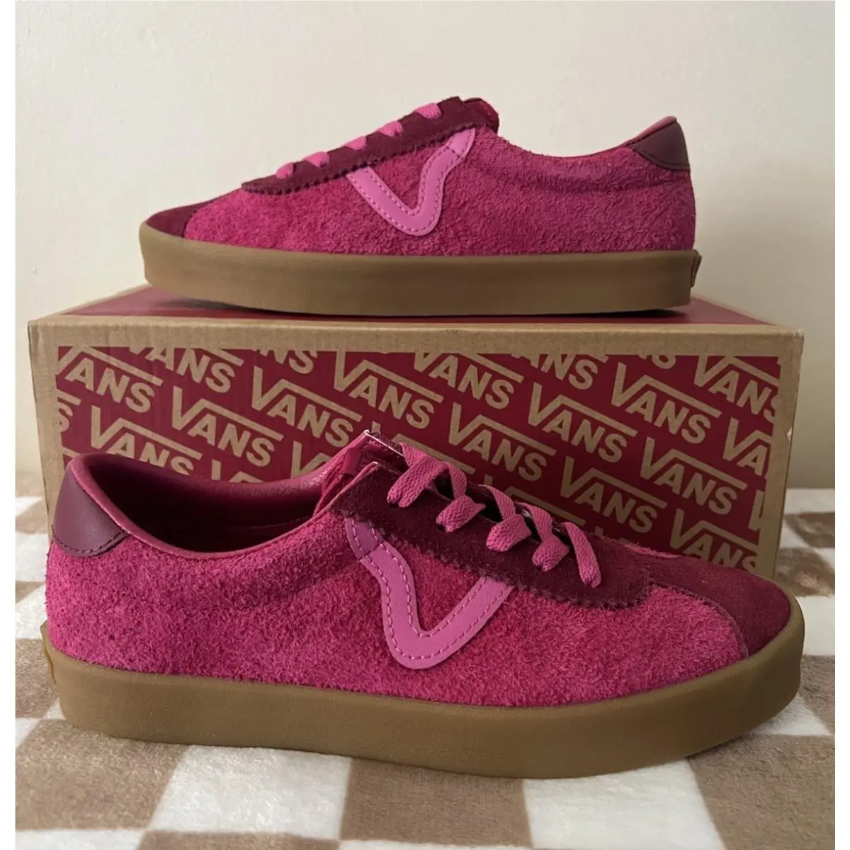 Vans shoes - VANS Sport - Sport - VN000CQRYLZ - Pop Raspberry Pink/Gum 1