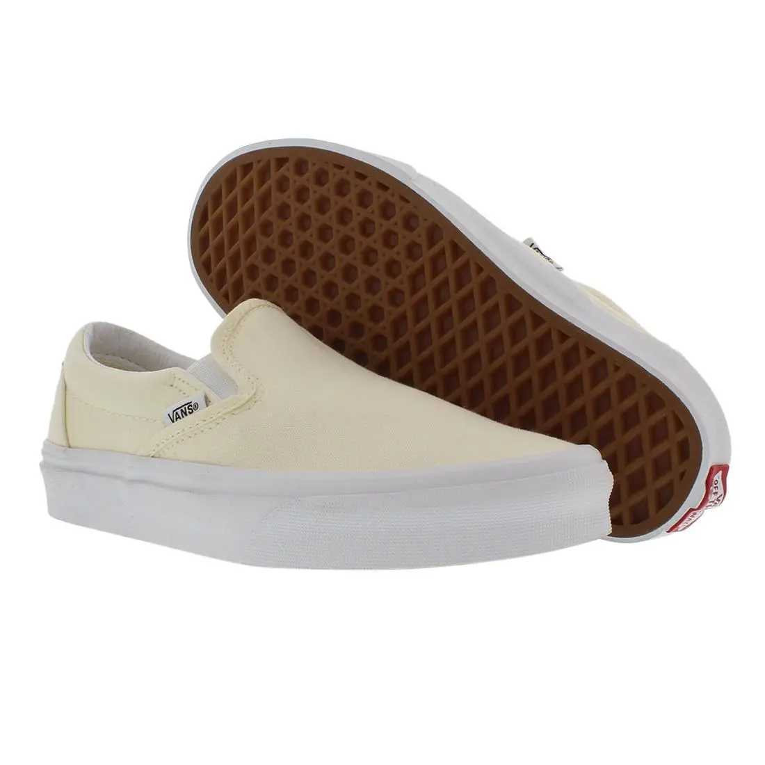 Vans Classic Slip On Unisex Shoes Size 8 Color: White