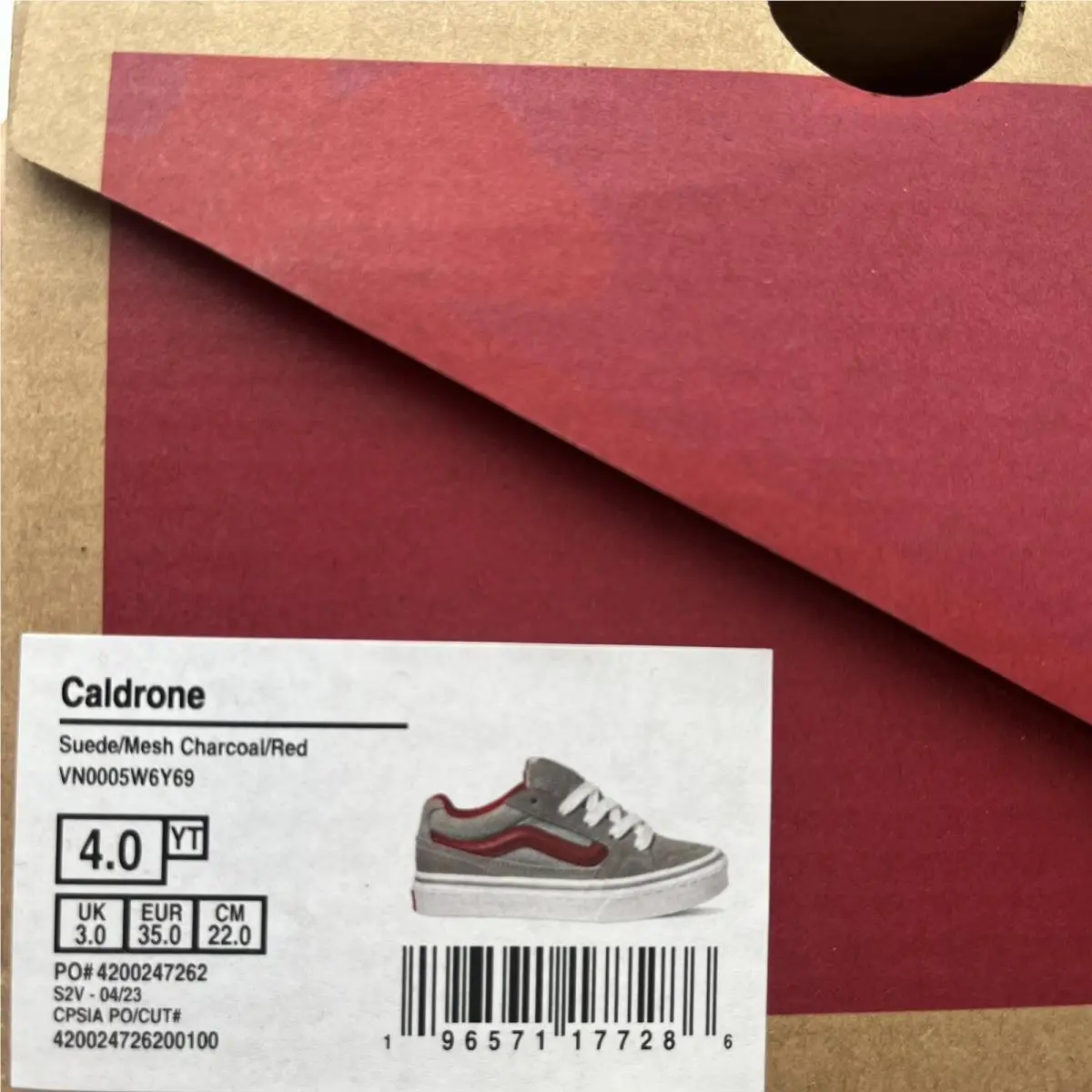Vans shoes - VANS Caldrone - Caldrone - Gray (UPC: 196571177286) 9