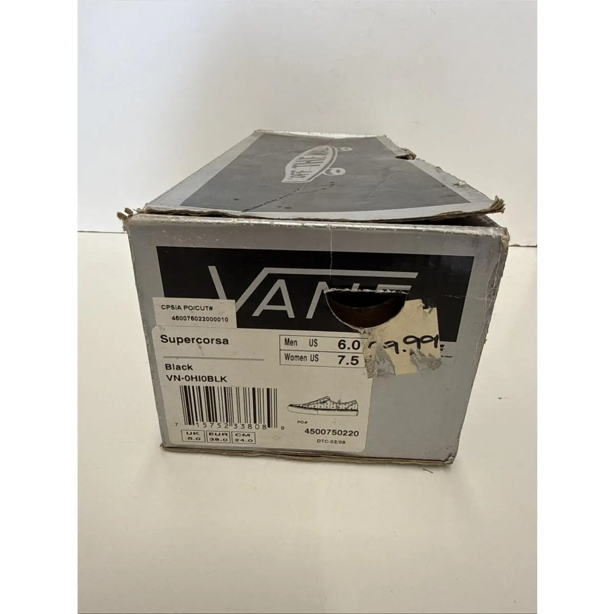 Vans shoes - VANS Supercorsa - Supercorsa - VN-OHI0BLK - Black (UPC: 715752338089) 7