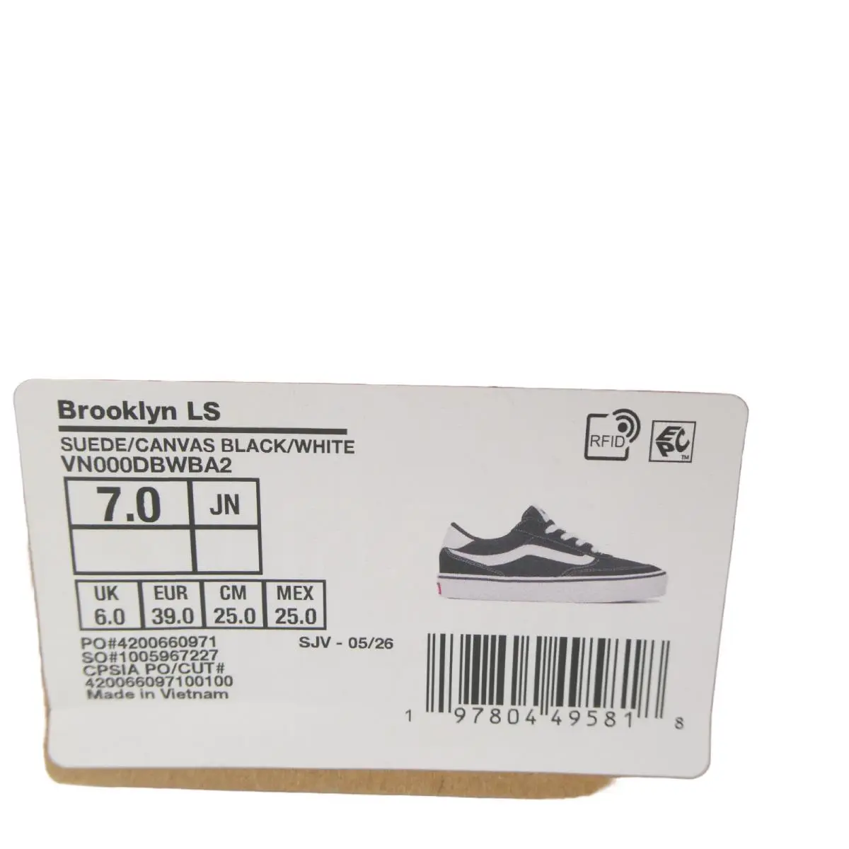 Vans shoes - Black (UPC: 197804494934) 7