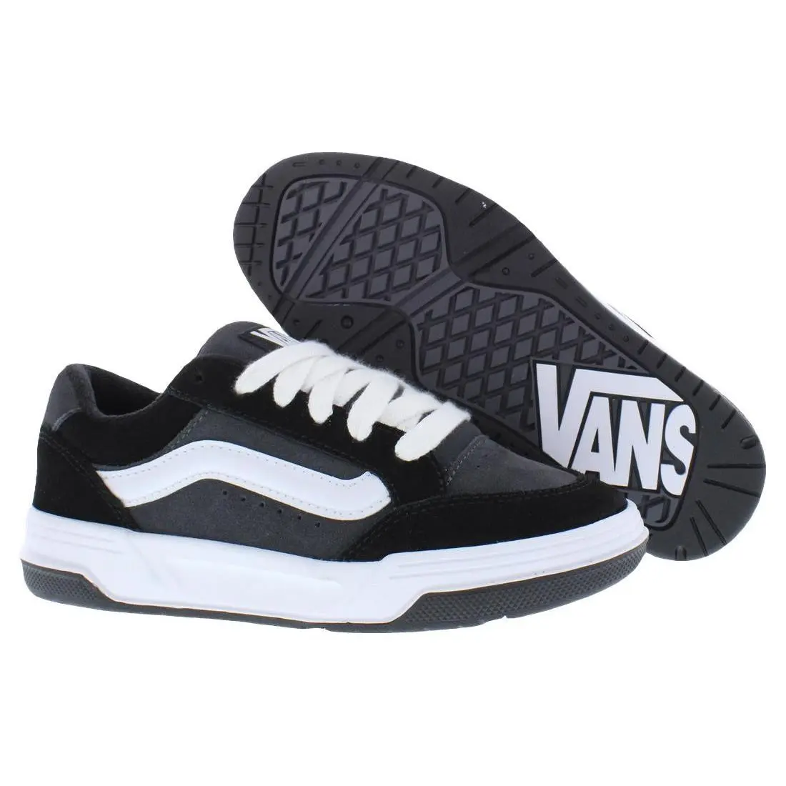 Vans Hylane GS Boys Shoes Size 5 Color: Black/asphalt/white - Black/Asphalt/White, Main: Black