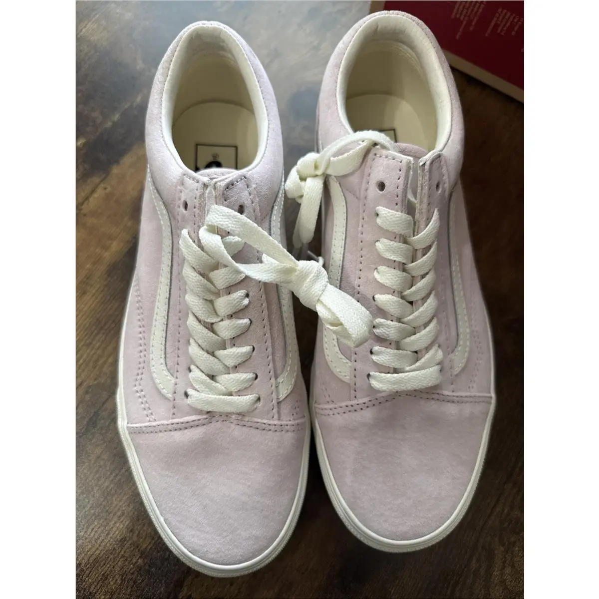 Old Skool Stackform Women 8.5 Pink Pig Suede Platform VN0009PZGSF by Vans