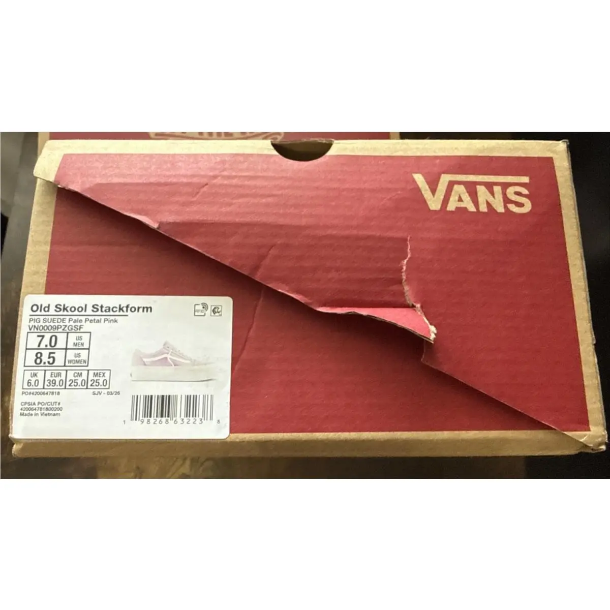 Vans shoes - VANS Old Skool - Old Skool - VN0009PZGSF - Pink 11