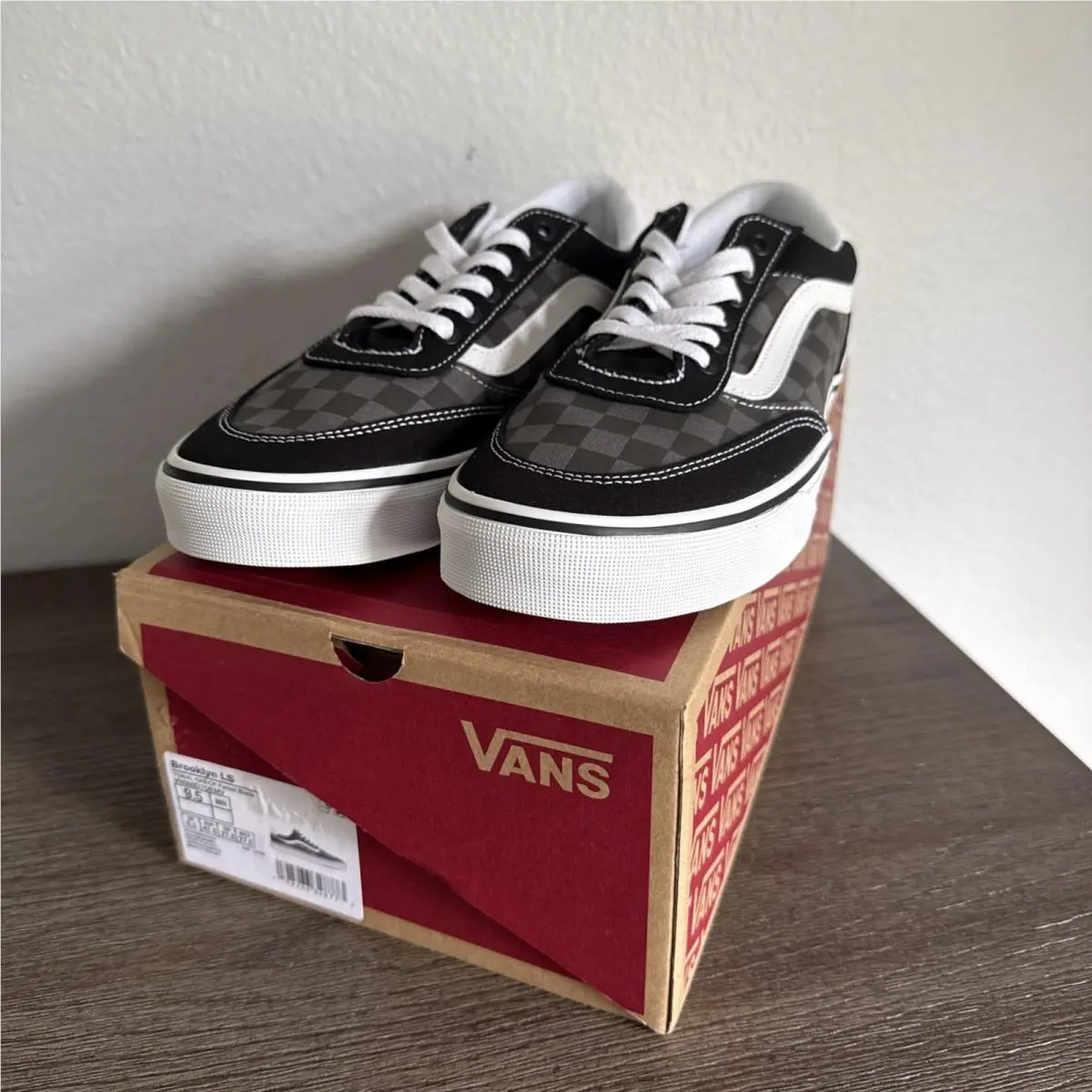 Vans shoes - VANS Brooklyn LS - Brooklyn - VN000D7QEMV - Black 8