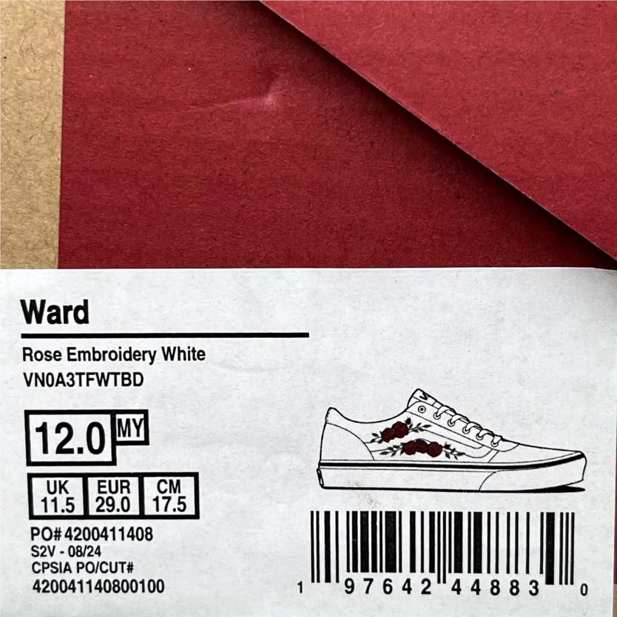 Vans shoes - Vans Ward - Ward - White (UPC: 197642448830) 8