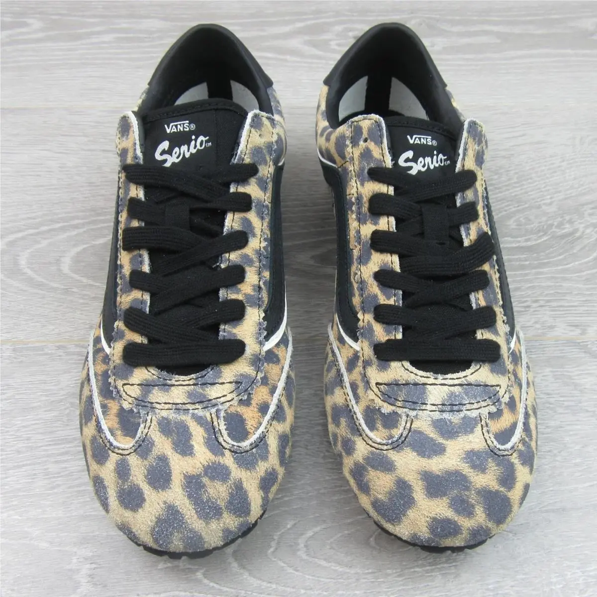Vans Super Lowpro Suede Leopard Print VN000E89YS5 Womens Size 6 Shoes Y2K