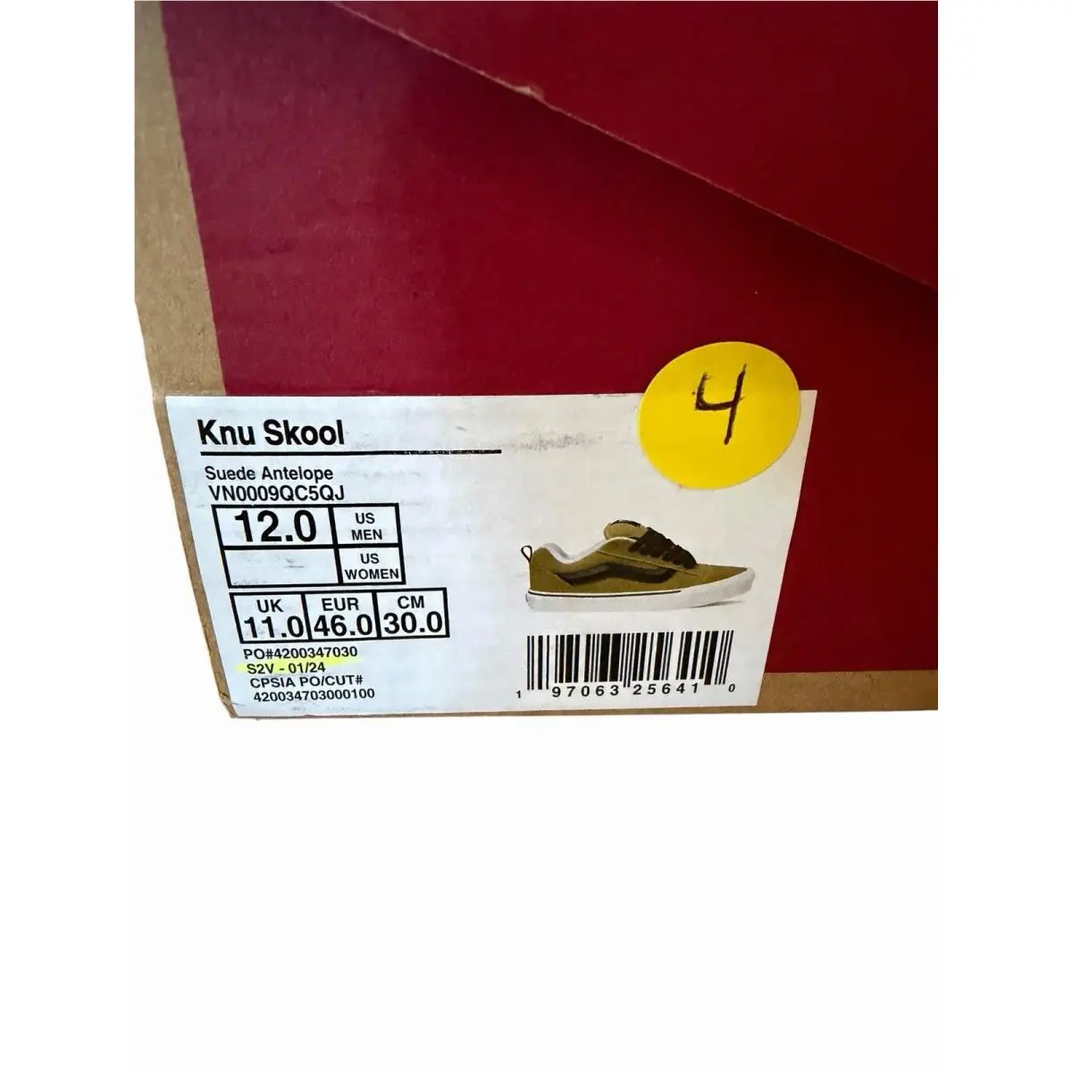 Vans shoes - VANS Knu Skool - Knu Skool - VN0009QC5QJ - Brown 7