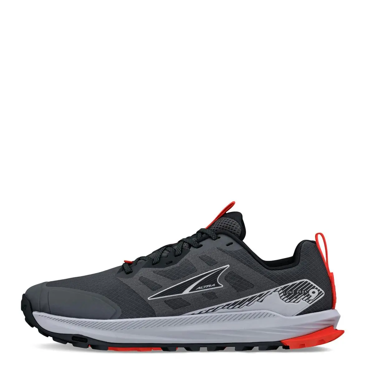 Men`s Altra Lone Peak 9 Trail Running Shoe AL0A85PG-222 Dark Shadow Synthetic