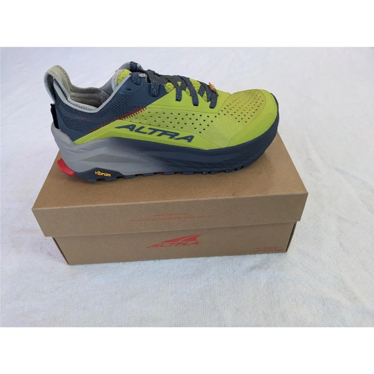 Altra Men`s Olympus 6 Trail Running Shoes Size 10.5 Green