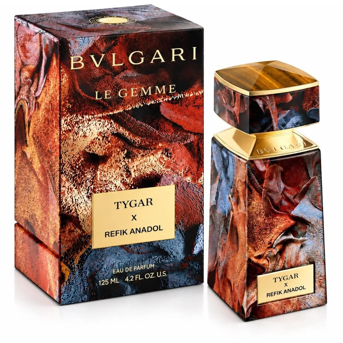 Bvlgari Le Gemme Tygar x Refik Anadol Eau de Parfum 4.2 oz 125ml Edp