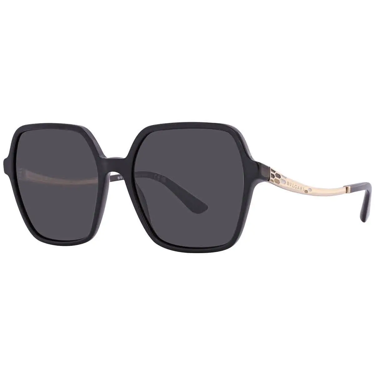 Bvlgari Dark Gray Square Ladies Sunglasses BV8252 501/87 56 BV8252 501/87 56